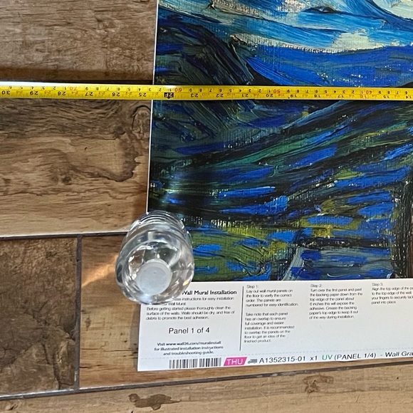 VAN GOGH Starring Night 4 Piece Wall ART - Picture 9 of 12